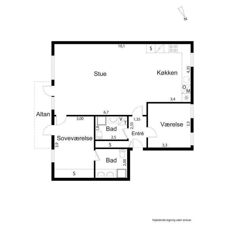 Cph Lux Apartm, 2 Full Bathrooms 2th Appartement Copenhague